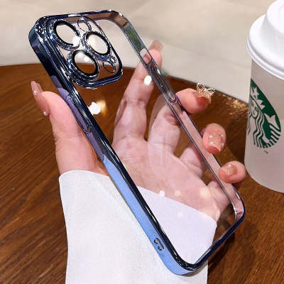 Couverture de protection simple pour téléphone dur transparent en cristal