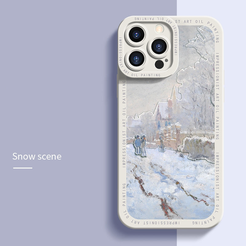 Boîtier de téléphone résistant à la chute en silicone liquide