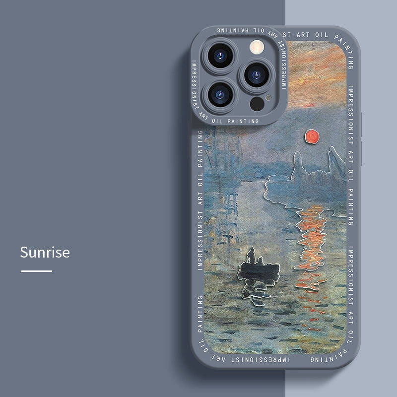 Boîtier de téléphone résistant à la chute en silicone liquide
