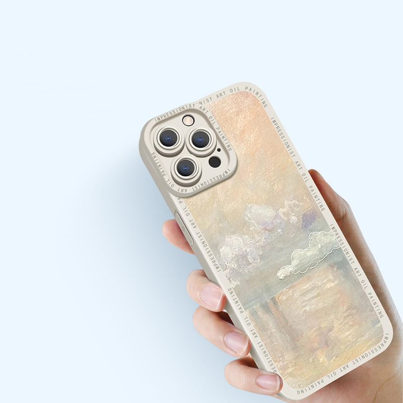Boîtier de téléphone résistant à la chute en silicone liquide