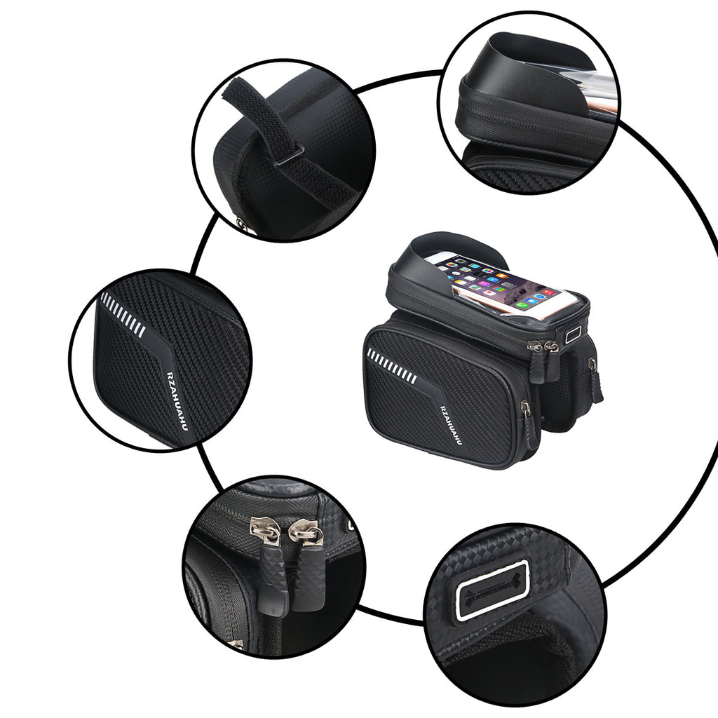 Avant Beam Mountain Bike Téléphone portable Avant Suspension Vélo Sac de rangement