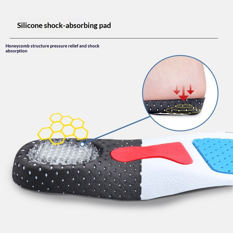 Coussin d'air en latex avec semelles gonflables à support d'arc