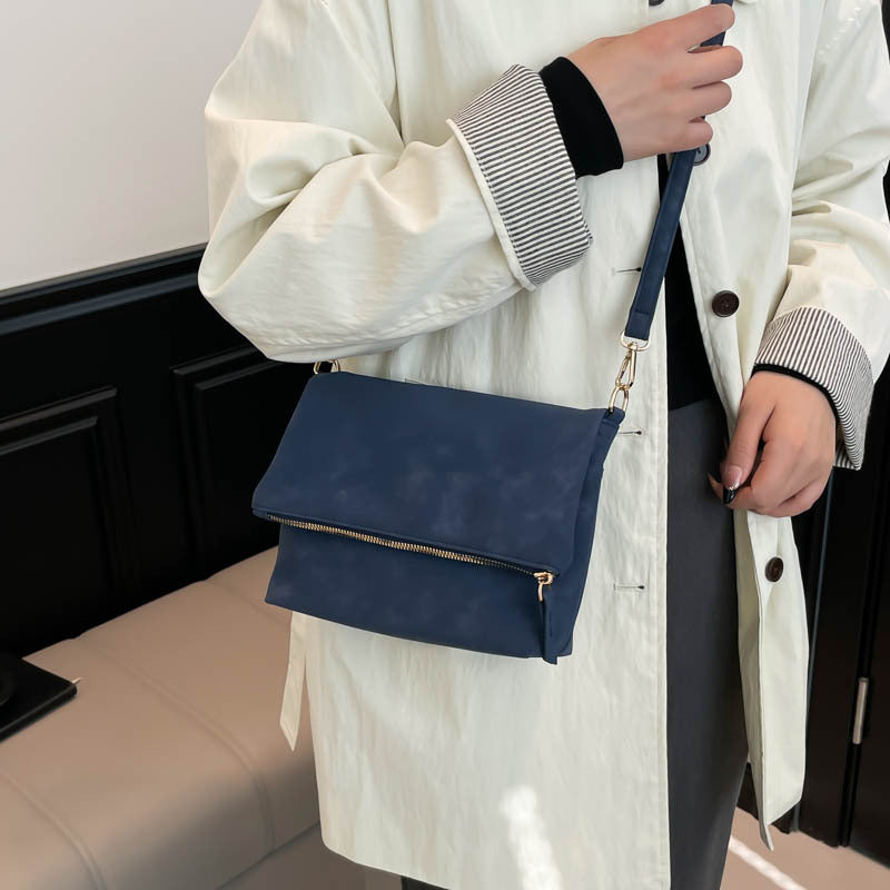 Sac à bandoulière en cuir PU en enveloppe minimaliste