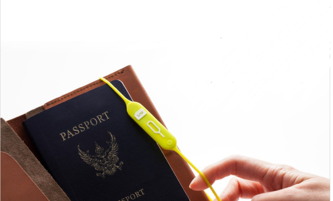 Slot de carte en silicone anti-perte portable