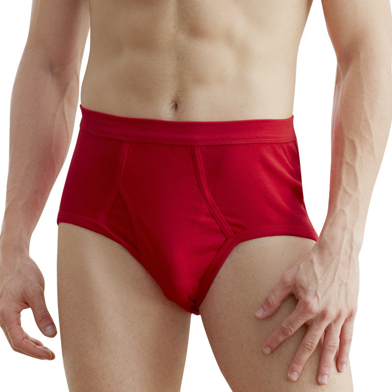 Sous-vêtements haute taille en coton pour hommes Plus Taille