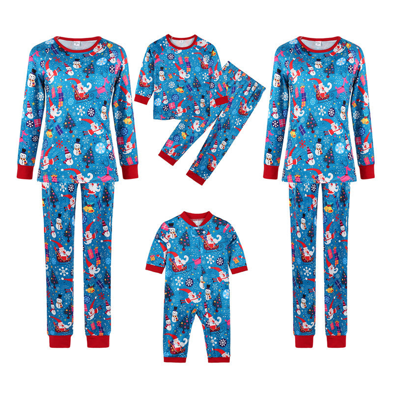 Parent-enfant Pyjama de Noël Parent-enfant Loisirs Ensemble d'usure