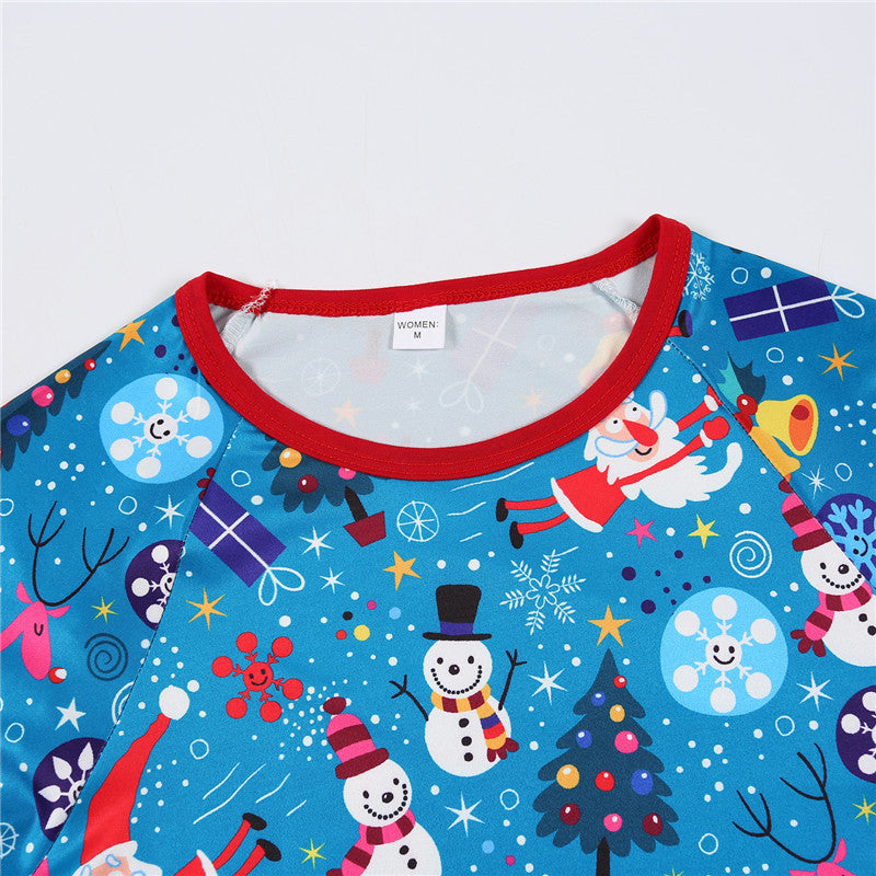 Parent-enfant Pyjama de Noël Parent-enfant Loisirs Ensemble d'usure