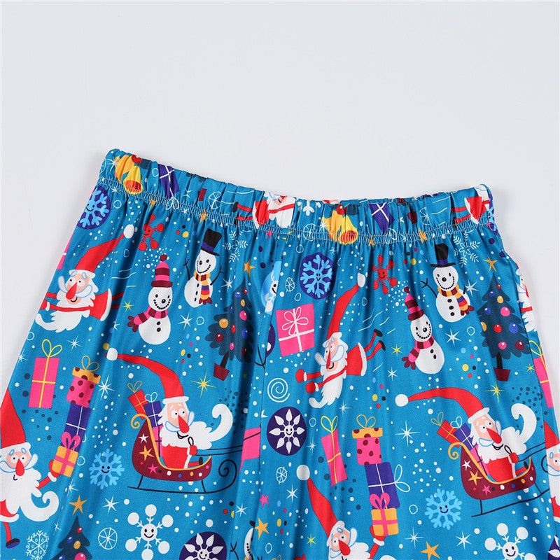 Parent-enfant Pyjama de Noël Parent-enfant Loisirs Ensemble d'usure