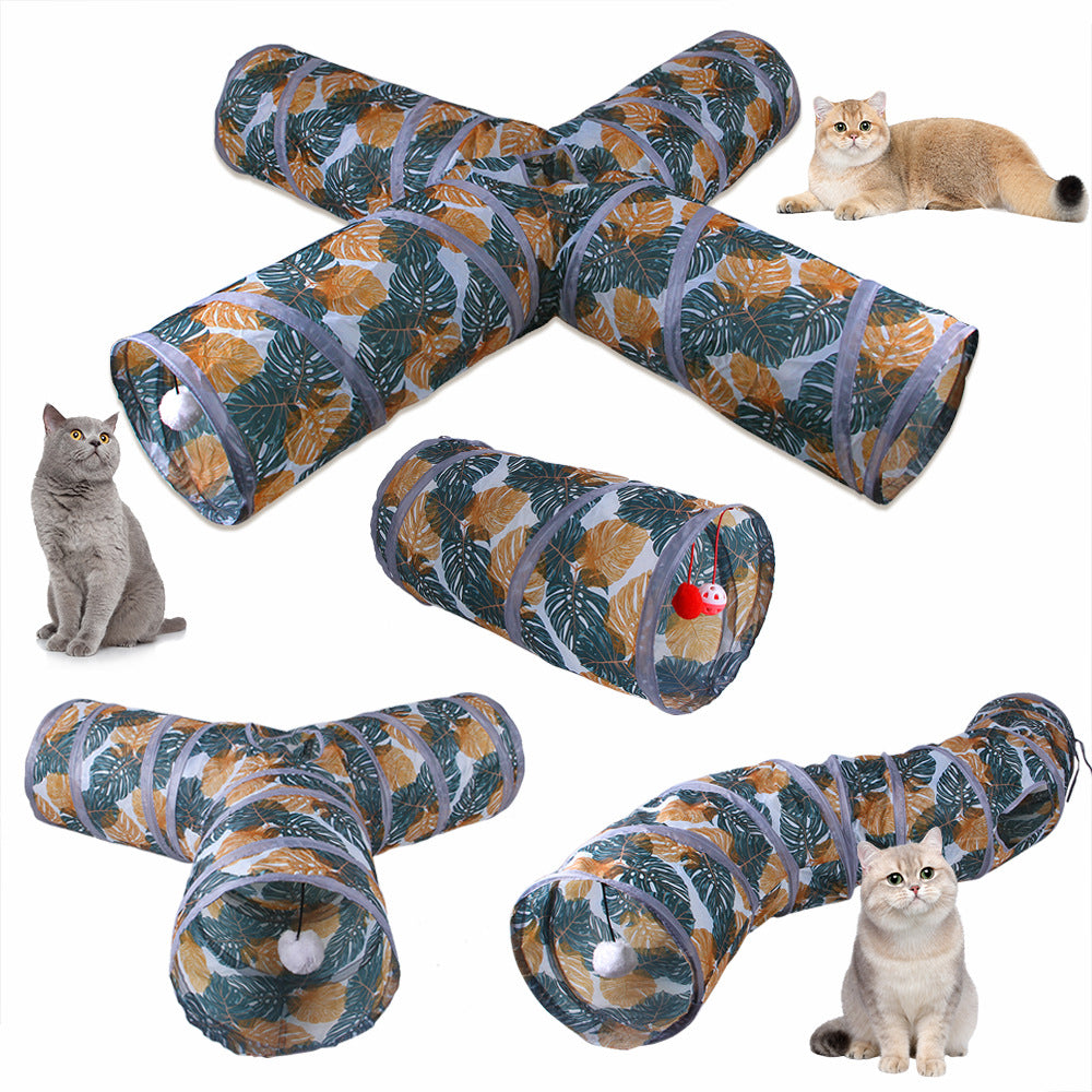 Jouet d'impression pliable du tunnel de chat