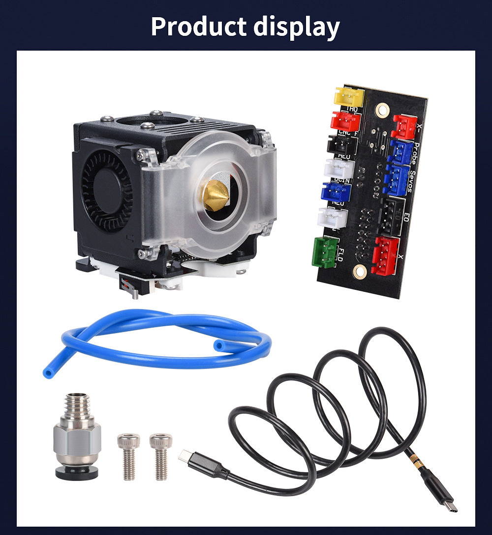 Imprimante 3D tout le kit de tête d'extrusion métallique
