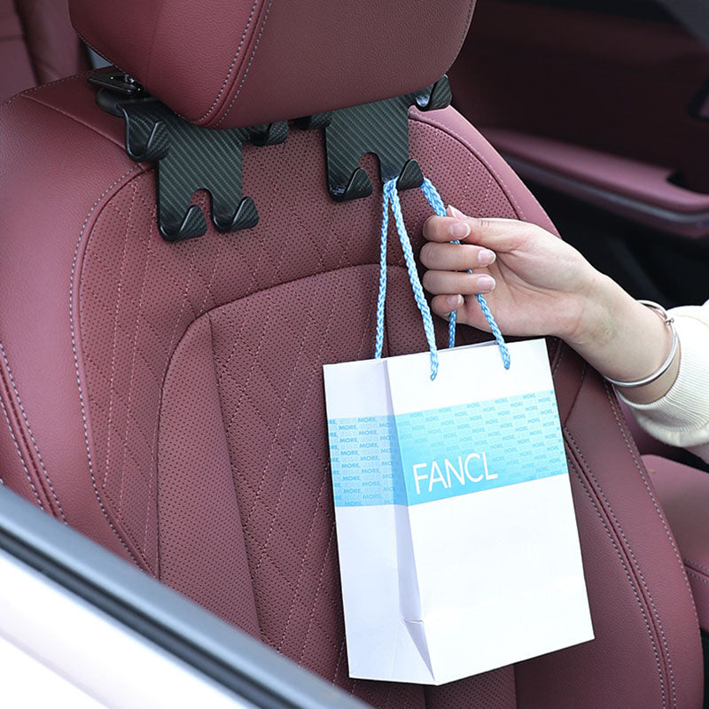 Energy Car Multifonction Hook Carbon Fibre Téléphone mobile Hook Bracket Siège arrière Storag