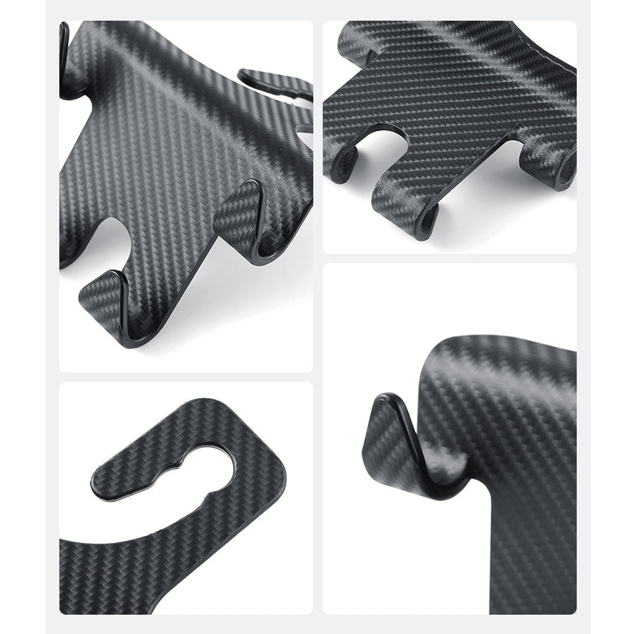 Energy Car Multifonction Hook Carbon Fibre Téléphone mobile Hook Bracket Siège arrière Storag