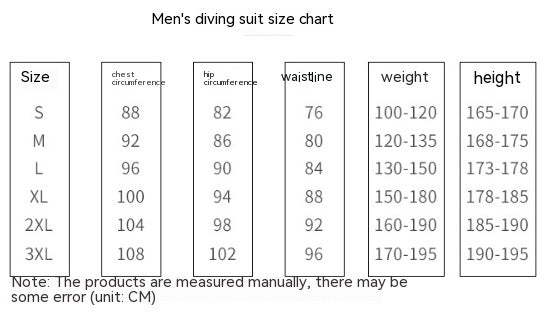 Costume de plongée Split hommes à capuche Cold-proof Costume de surf chaud Costume de plongée longue manches
