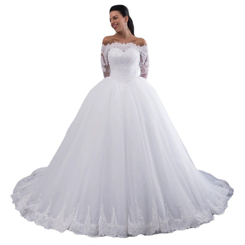 Mariage Mariage Mariage Dentelle Grande queue