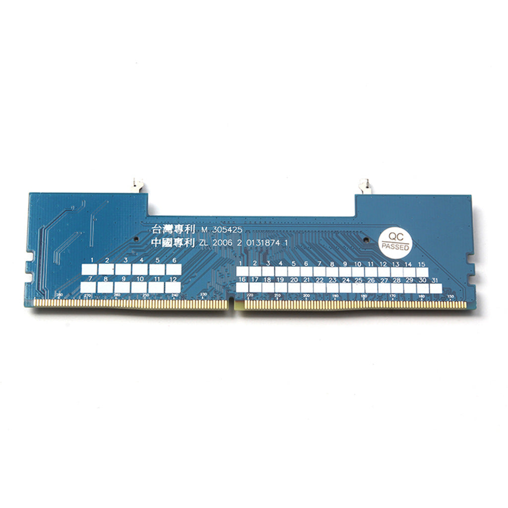 DDR4 Carte d'adaptateur pour ordinateur portable vers le bureau 4 génération Carte de protection de test DDR3