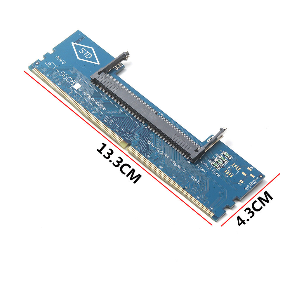 DDR4 Carte d'adaptateur pour ordinateur portable vers le bureau 4 génération Carte de protection de test DDR3