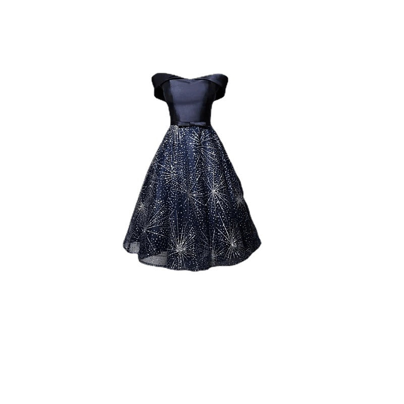 Mode d'été Robe de pettijurt mi-long