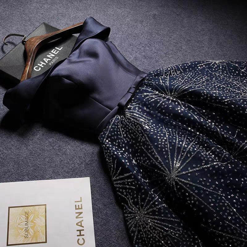 Mode d'été Robe de pettijurt mi-long