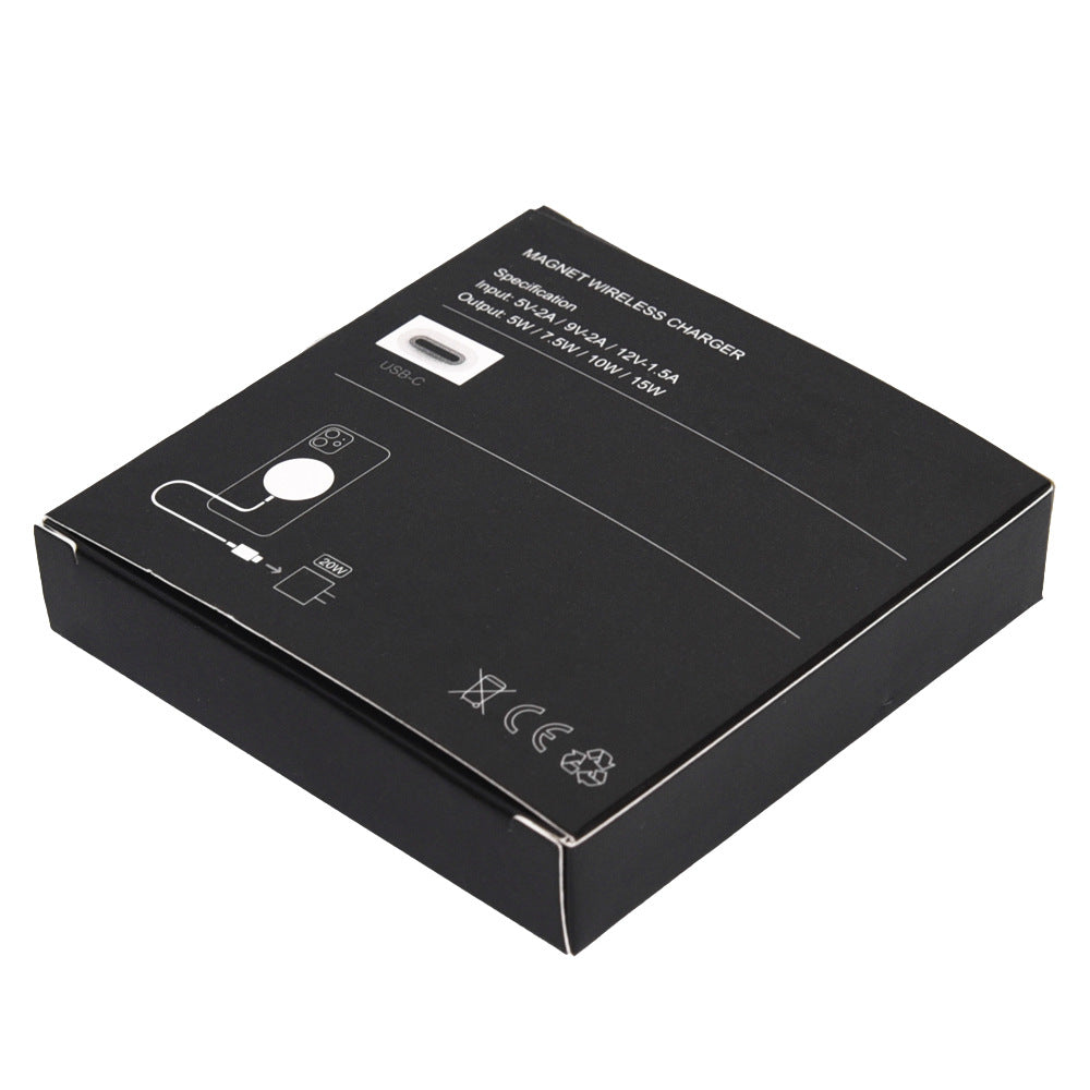 Chargeur magnétique sans fil 15W pour boîtier métallique