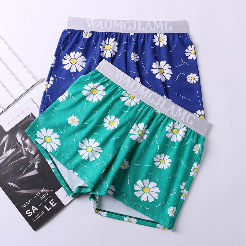Short imprimé en coton pour hommes