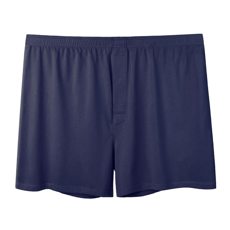 Homme Plus Taille haute taille Pure Cotton Loose Short