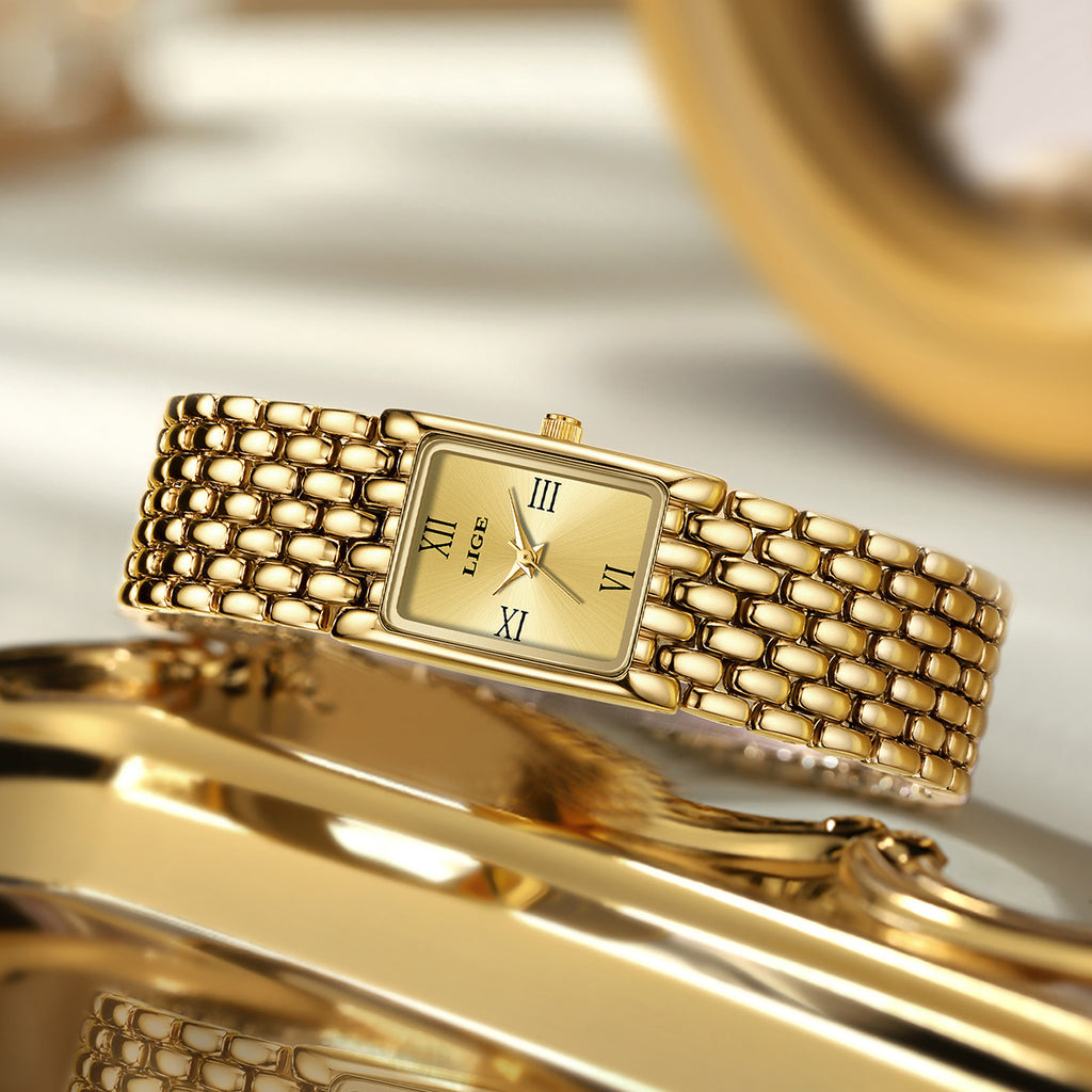 Arrivée Casual simple et compacte montre carrée