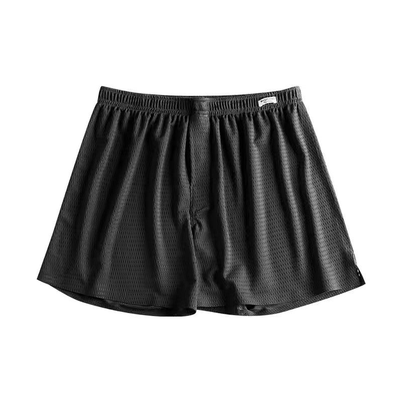 Sous-vêtements pour hommes minces respirants en soie de glace Mesh