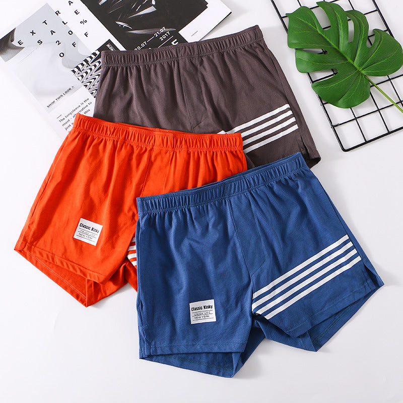 Sous-vêtements homme coton imprimé respirant Boxer grande taille