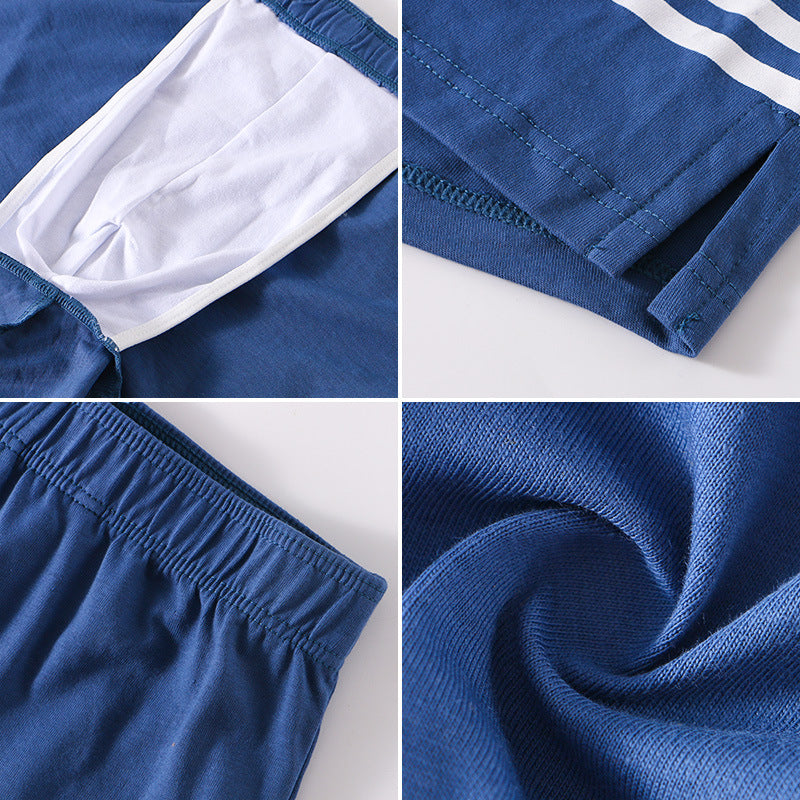 Sous-vêtements homme coton imprimé respirant Boxer grande taille