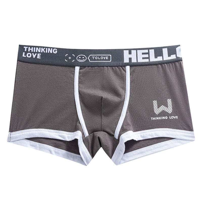 Boxers homme Trendy Respirant Couleur Contraste