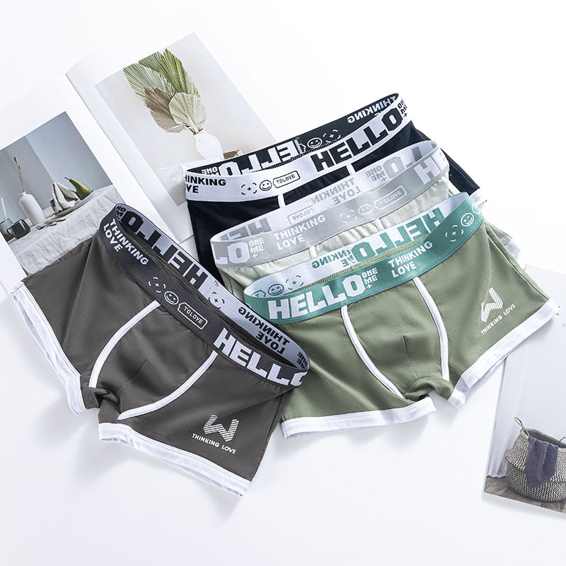 Boxers homme Trendy Respirant Couleur Contraste