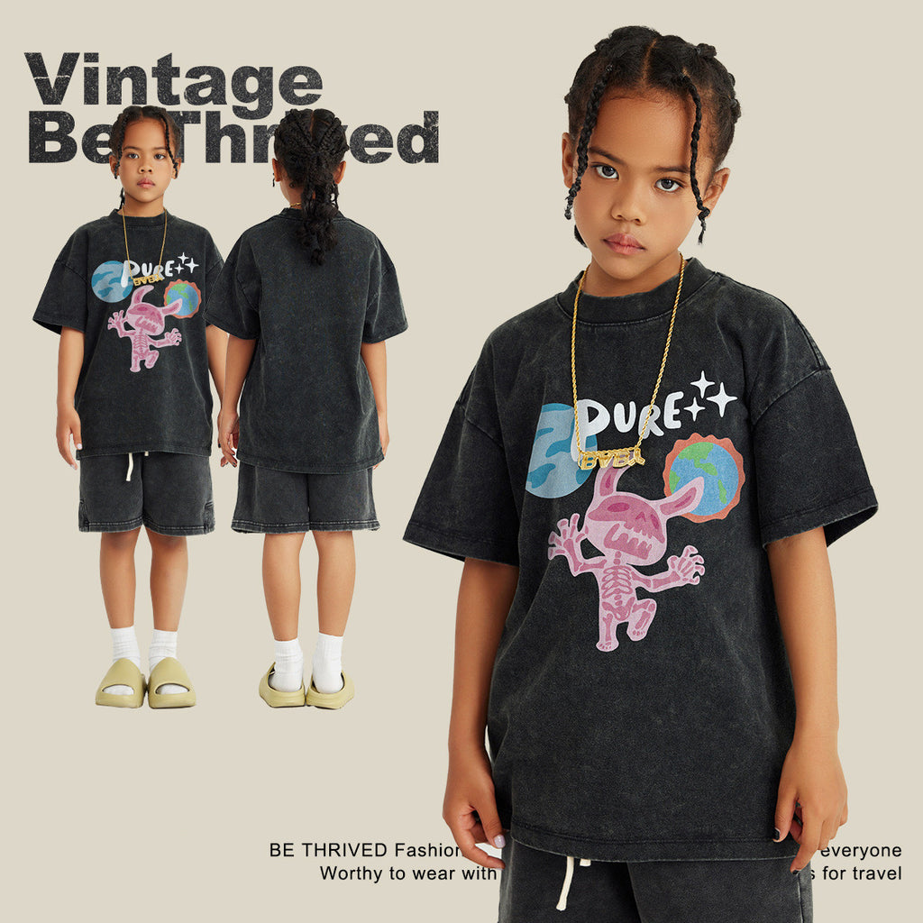 T-shirt pour enfants Fun Rabbit Imprimé