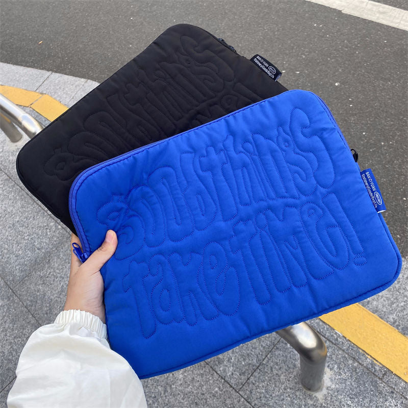 Sac de rangement brodé pour tablette portable