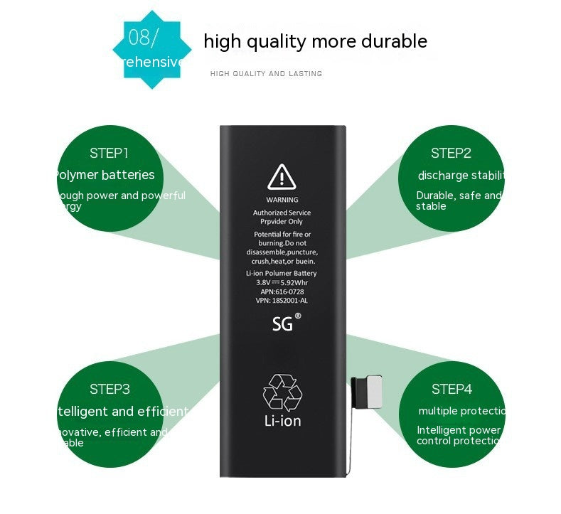 Téléphone portable Batterie de grande capacité de haute qualité