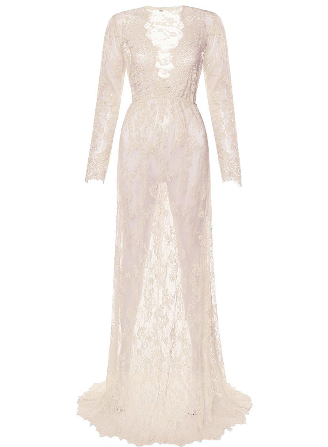 Robe enceinte Pyjamas Dentelle Robe de maternité Femmes