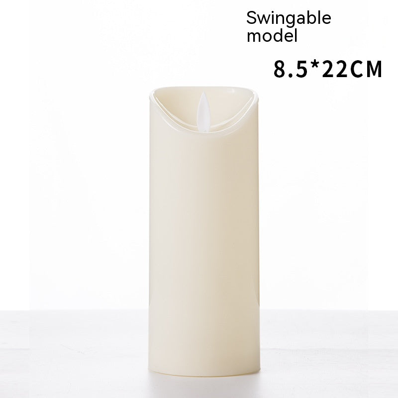 Simulation en plastique balançoire bougie électronique décoration maison de mariage