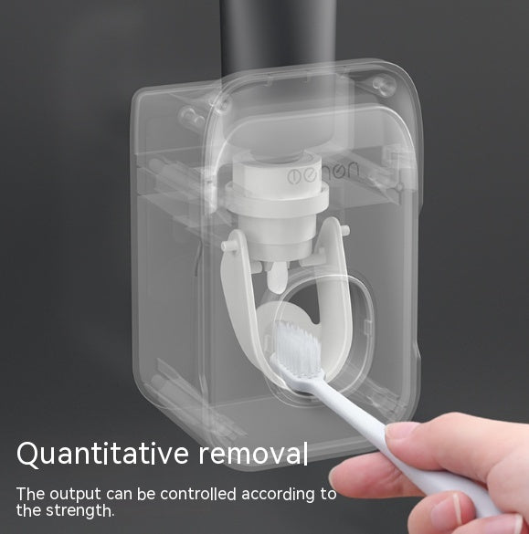 Punch Free Rack Dentpaste Holder Lazy Fantastic Squeezing Tool
