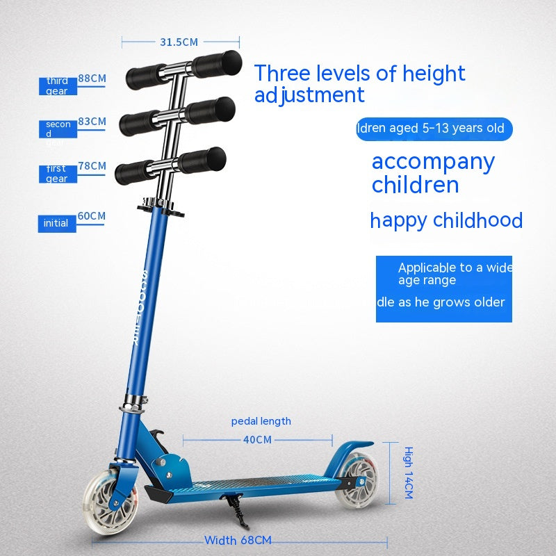 Aluminium alliage scooter enfants Walker voiture