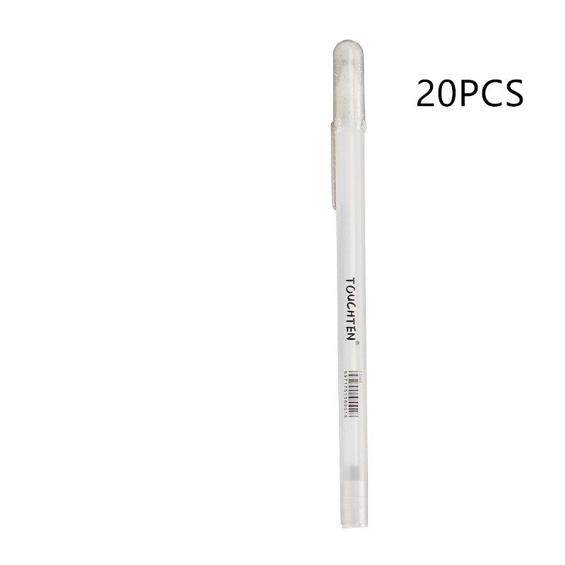 Stylo surligneur peint à la main avec carte noire