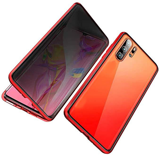 Boîtier de téléphone mobile anti-peep Magneto en verre double face