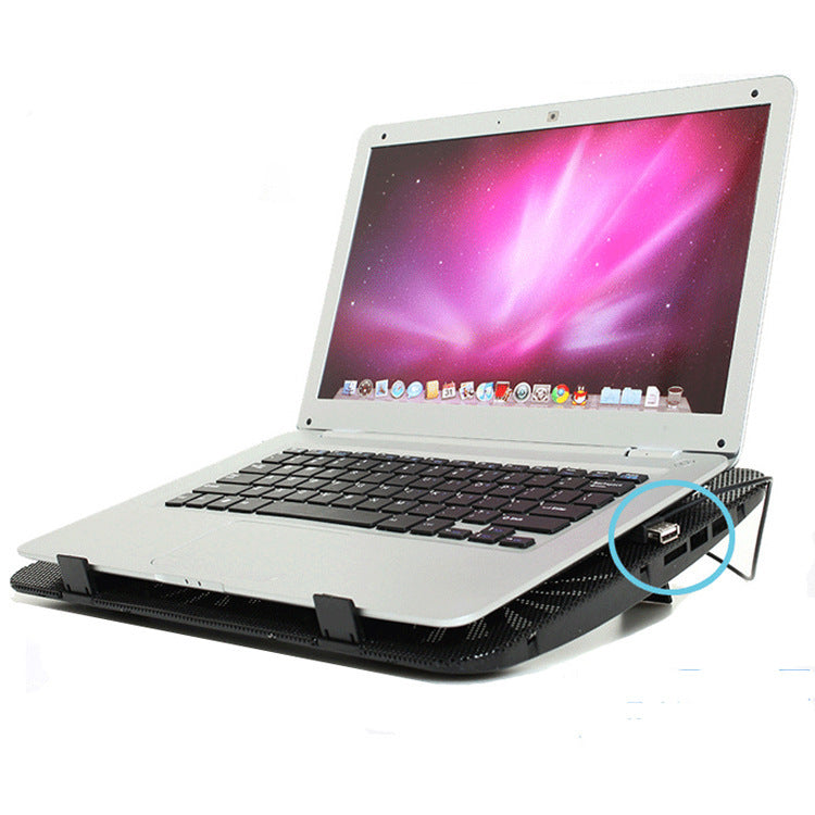 Notebook Cooling Base Cooling Bracket Gaming Ordinateur portable Cooling Base Échappement
