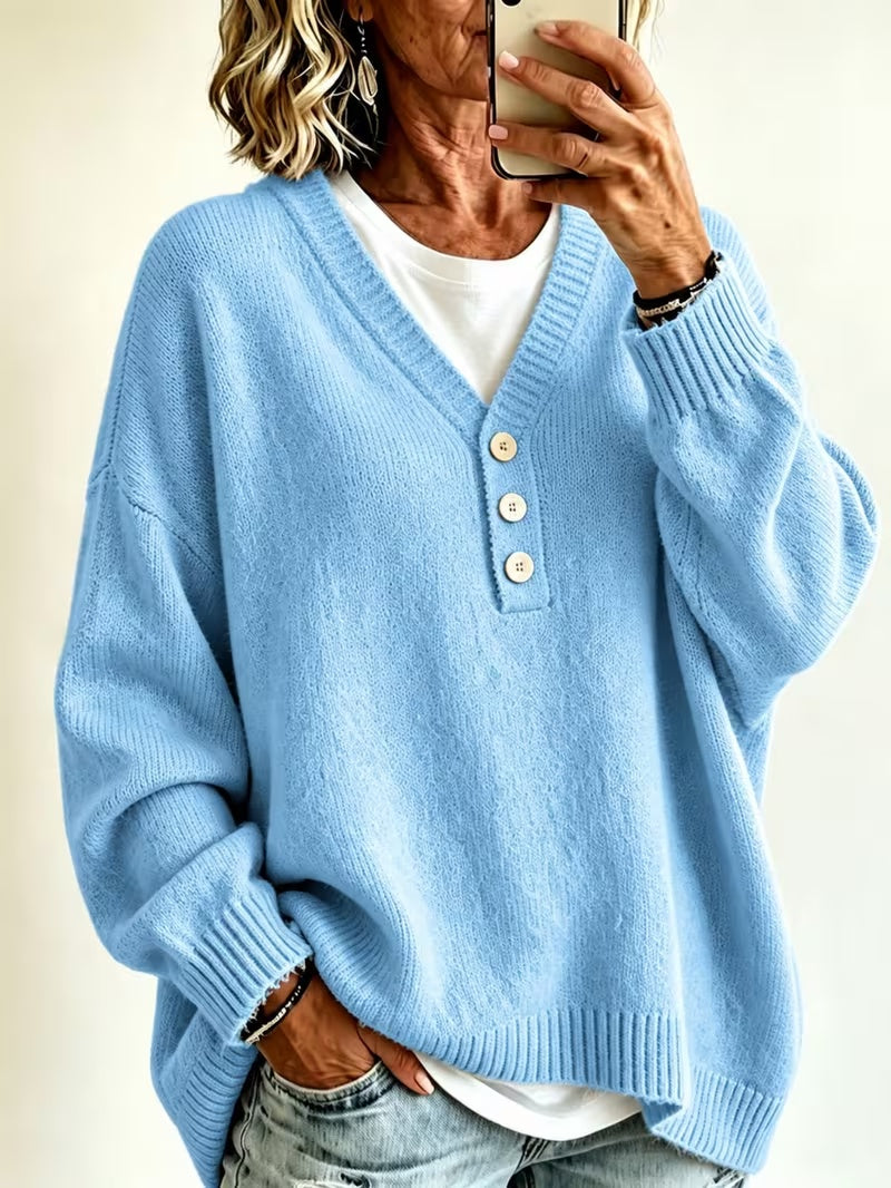 Pull de mode décontracté de couleur solide