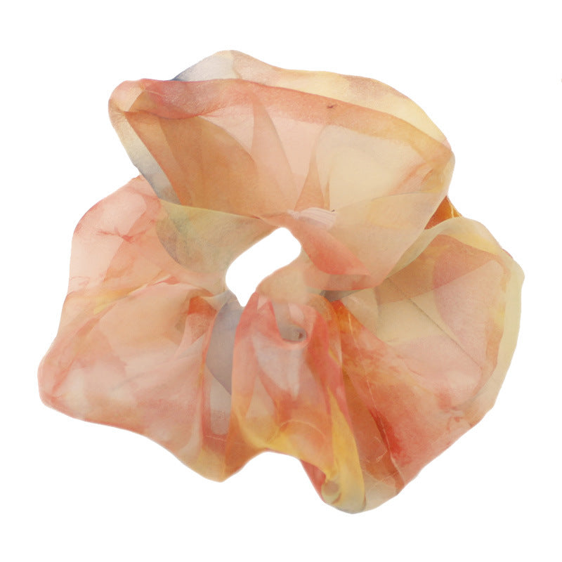Chiffon surdimensionné Organza Printemps et Été Accessoires de cheveux simples