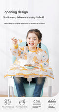 Chaise de salle à manger survêtements bébé mangeant de l'eau de bavoir et de la dirt résistant aux aliments pour bébés Tablier Detachab