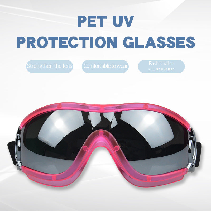 Verres pour animaux Dog Outdoor Windproof Gants UV résistants au sable Grand moyen Dog HD Verre coloré