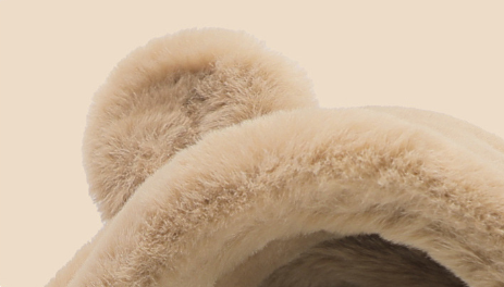 Chapeau de bébé ours avec écharpe