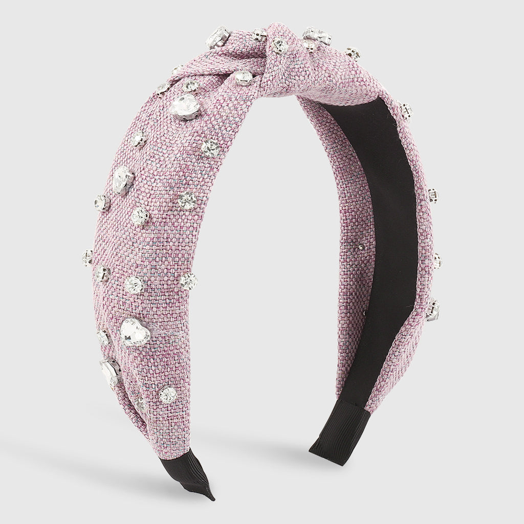 European And American Creative Heart Bandeau Diamant Mode Simple Tempérament