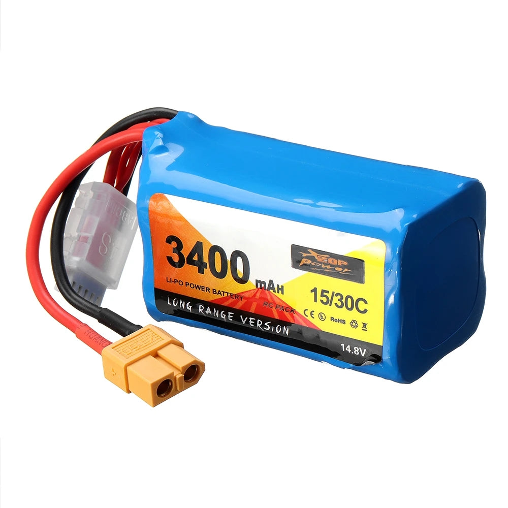 ZOPPower14.8 V3400mAh15C 30 C4s Batteries au lithium ion