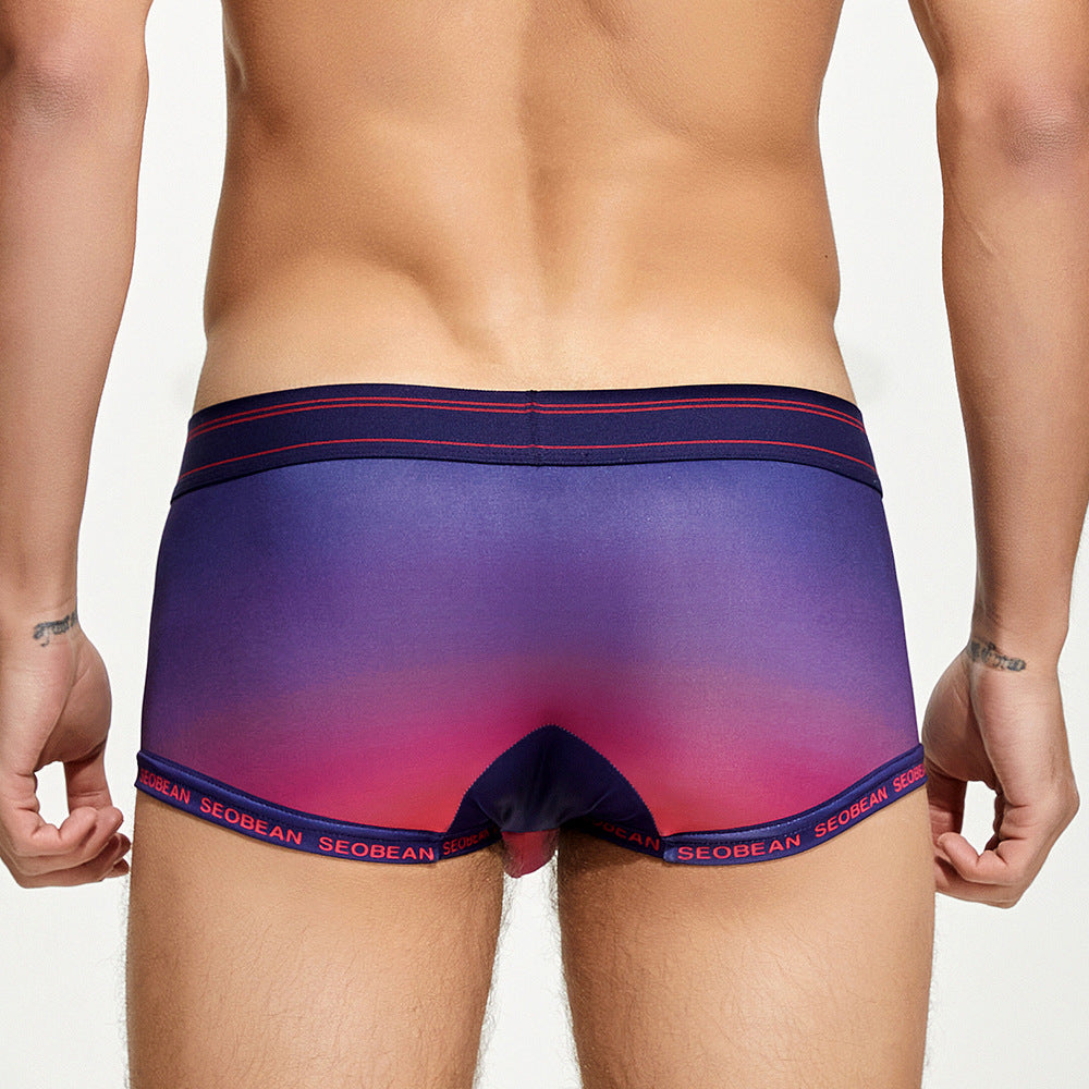 Sous-vêtements Low Waist Sexy U Convex Boxers pour hommes