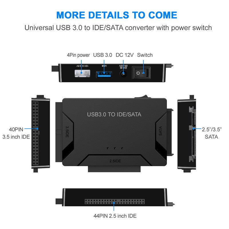 Adaptateur de disque dur de bureau de 25 35 pouces